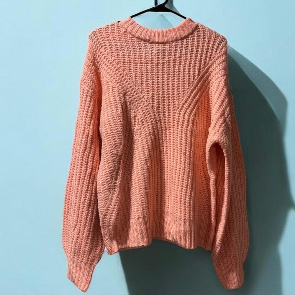 A New Day Coral Crew Neck Sweater